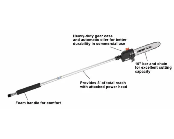 ECHO 99944200532 Pole Pruner Attachment for PAS-225 and PAS-2620 - Zehr's Sales & Manufacturing