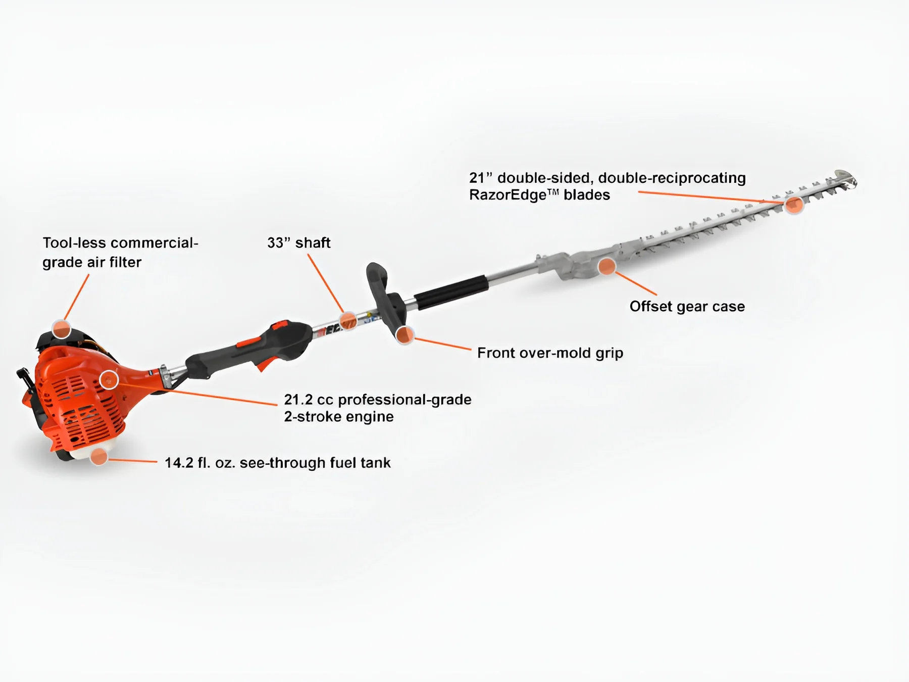 ECHO SHC-225S Hedge Trimmer 20