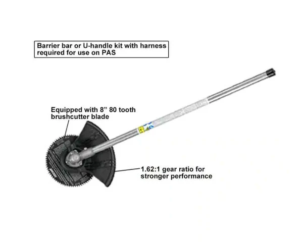ECHO 99944200601 Brushcutter Attachment For PAS-225 and PAS-2620 - Zehr's Sales & Manufacturing