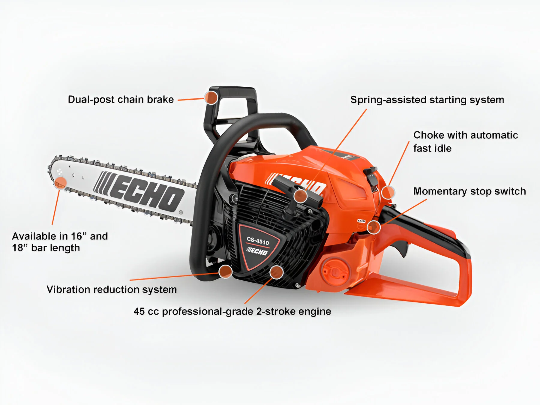 ECHO CS-4510-16 Chain Saw 16