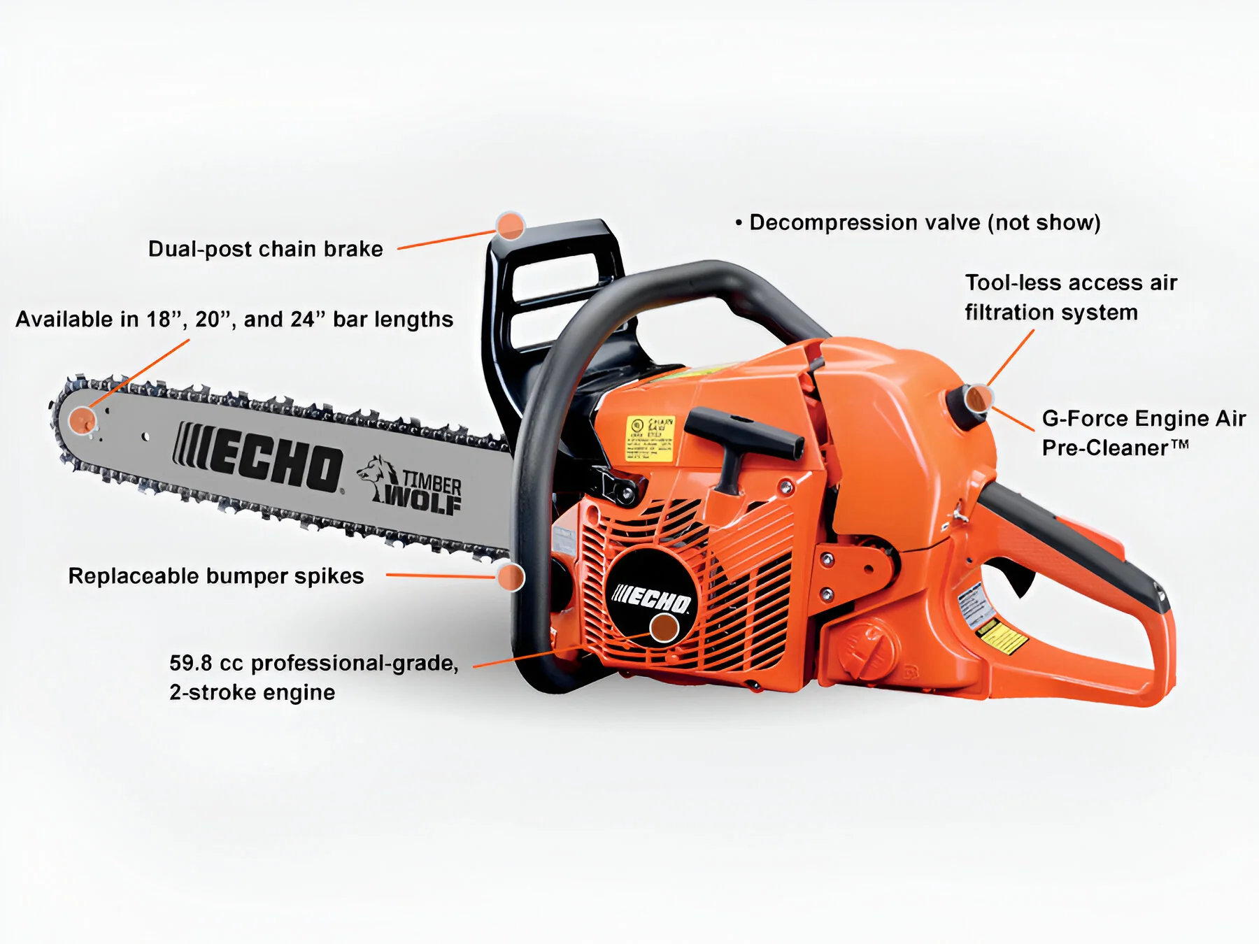 ECHO CS-590-24 Chain Saw 24