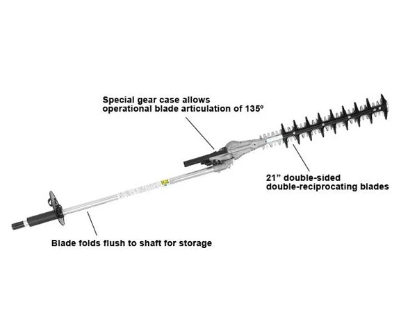 ECHO 99944200596 Articulating Hedge Clipper Attachment For PAS-225 and PAS-2620 - Zehr's Sales & Manufacturing