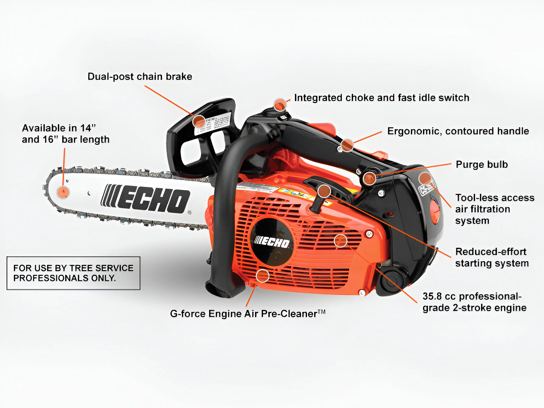 ECHO CS-355T-16 Chain Saw 16